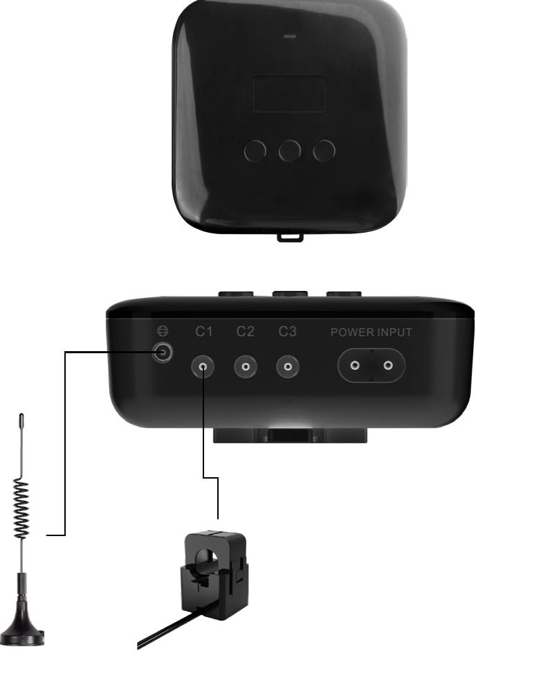Módulo de balance dinámico con pinza de medición y antena